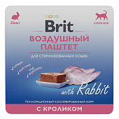 Ламистеры Brit Premium Sterilised Воздушный паштет для стерилизованных кошек с кроликом