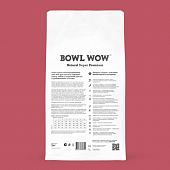 Корм Bowl Wow для щенков средних пород с индейкой, ягнёнком, рисом и клюквой