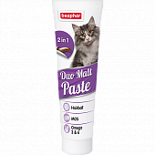 Паста Beaphar Duo Malt Paste для выведения шерсти для кошек