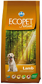 Сухой Корм Farmina Ecopet Natural Adult Dog Lamb для взрослых собак всех пород с ягнёнком