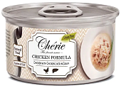 Банки Pettric Cherie Chicken Formula для кошек с куриной печенью в соусе