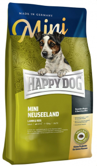 Корм Happy Dog Mini Neuseeland Новая Зеландия для взрослых собак малых пород с ягненком и рисом