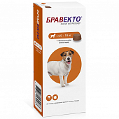 Таблетки от блох и клещей Бравекто 250 мг. для собак 4,5-10 кг.
