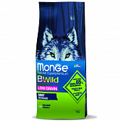 Сухой Корм Monge Dog BWild LOW GRAIN для взрослых собак, низкозерновой, из мяса дикого кабана