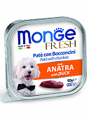 Ламистеры Monge Dog Fresh для собак с уткой