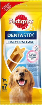 Лакомство по уходу за зубами Pedigree Denta Stix для собак крупных пород