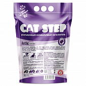 Наполнитель Cat Step Arctic Lavender для кошек впитывающий силикагелевый с запахом лаванды