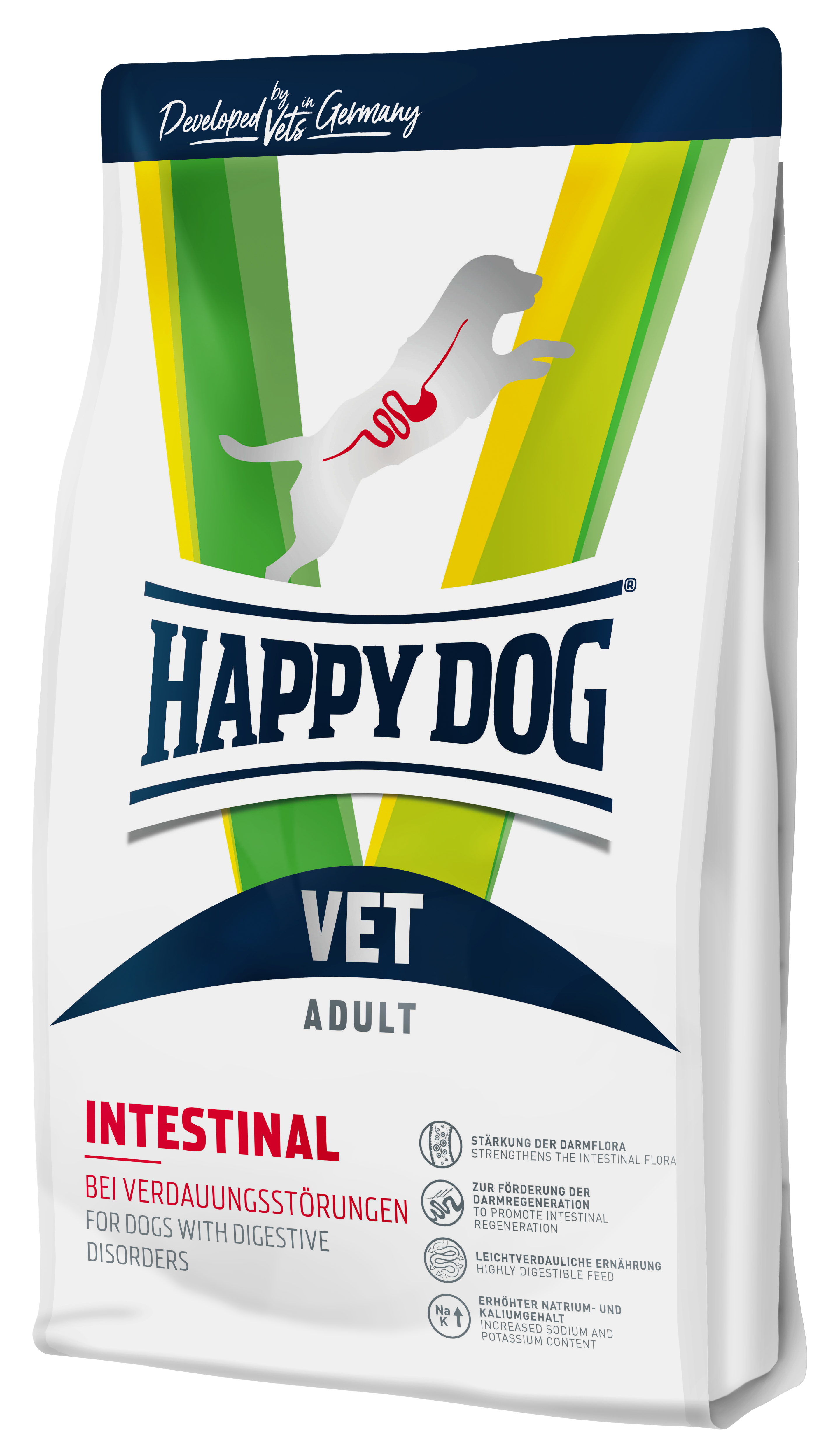 Корм Happy Dog Vet Intestinal для собак. При острых чувствительном пищеварении