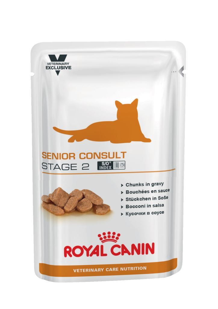 Паучи Royal Canin Senior Consult Stage 2 WET для кошек старше 7 лет, с явными признаками старения