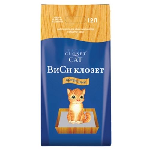 Древесный наполнитель WC for Cats для кошачьего туалета с ароматом хвои