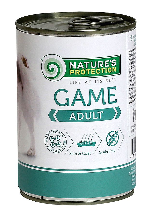 Консервы Nature's Protection для собак всех пород с дичью