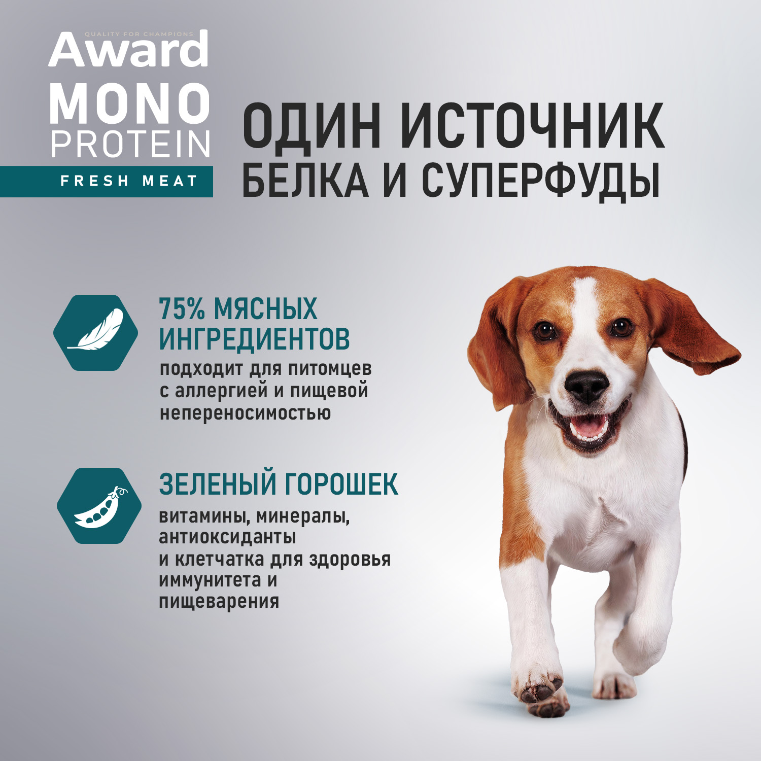 Ламистеры Award Monoprotein для взрослых собак паштет из говядины с зеленым горошком