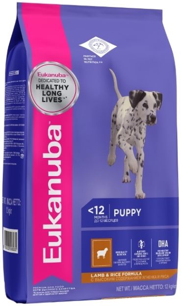 Корм Eukanuba Puppy All Breed для щенков всех пород с чувствительным пищеварением