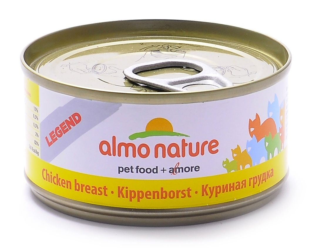 Консервы Almo Nature Legend 75% мяса для кошек с куриной грудкой