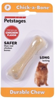 Игрушка Petstages Chick-a-Bone. Косточка с ароматом курицы очень маленькая (8 см)