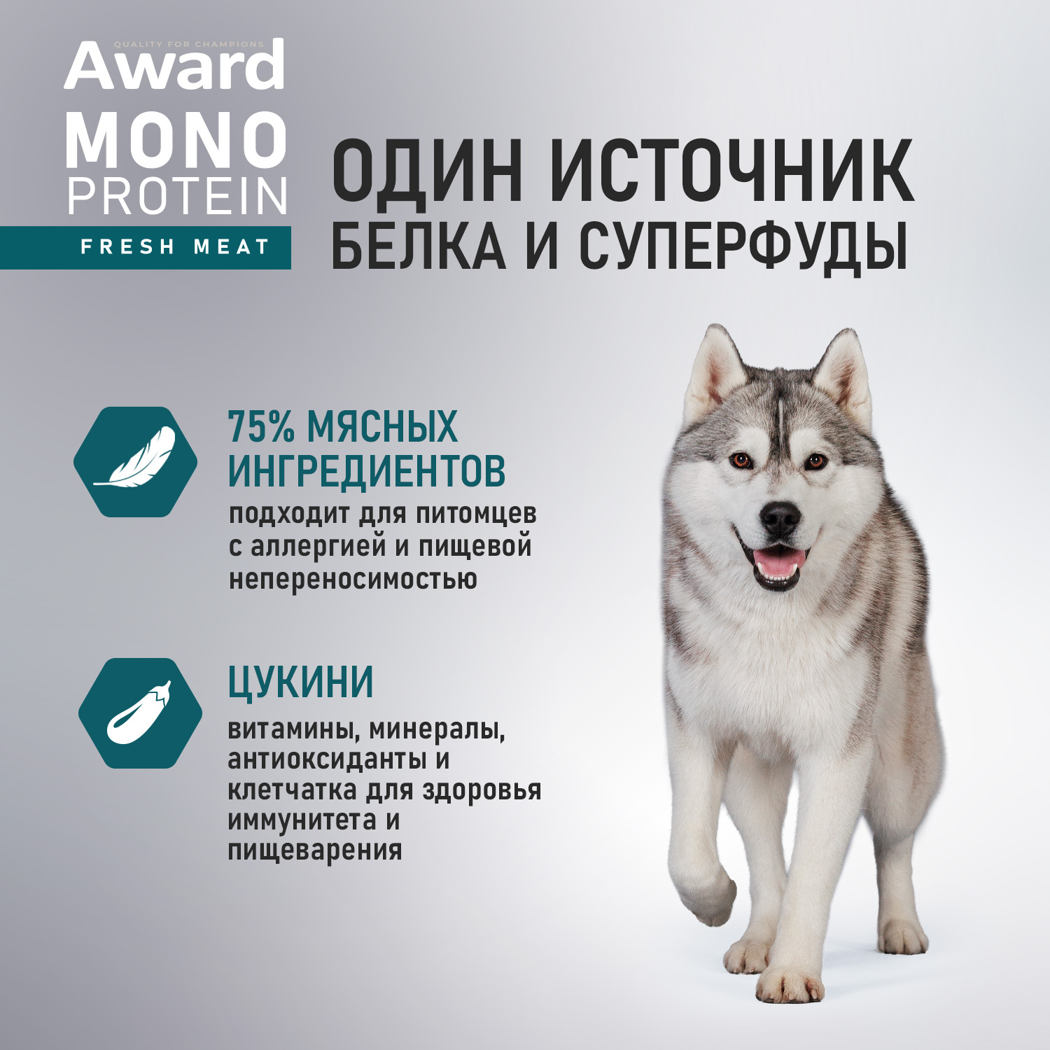 Ламистеры Award Monoprotein для взрослых собак паштет из индейки с цукини