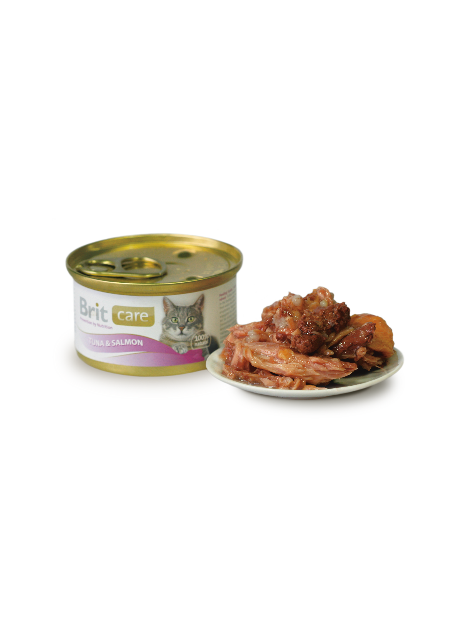 Консервы Brit Care Tuna&Salmon для кошек с тунцом и лососем