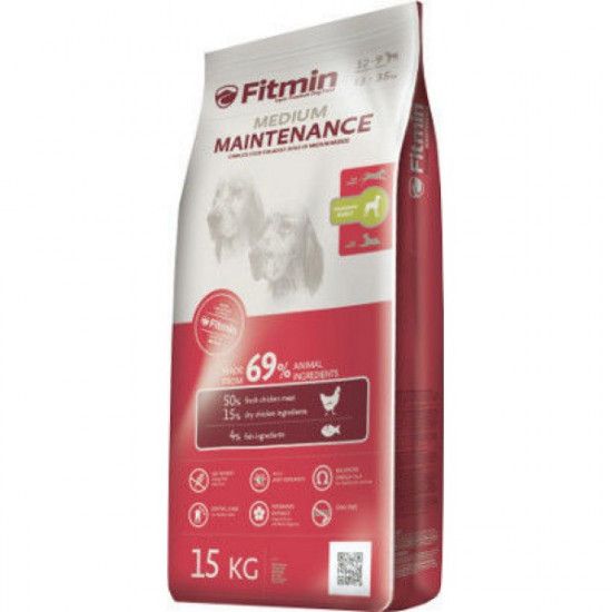 Корм Fitmin Medium Maintenance для взрослых собак средних пород
