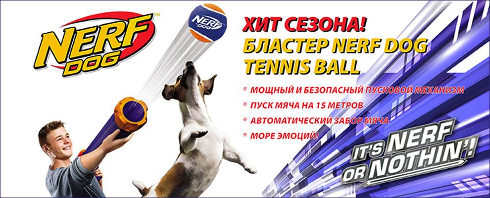 Бластер NERF Dog для игры с собакой