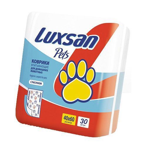 Впитывающие коврики Luxsan Premium для животных (40*60 см)
