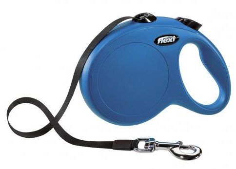 Рулетка Flexi New Classic Large Blue 5 метров для собак до 50 кг