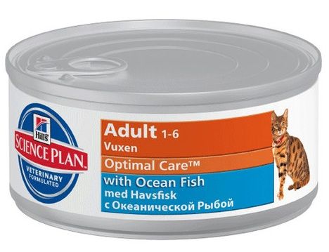 Консервы Hill's Adult Ocean Fish для кошек с океанической рыбой