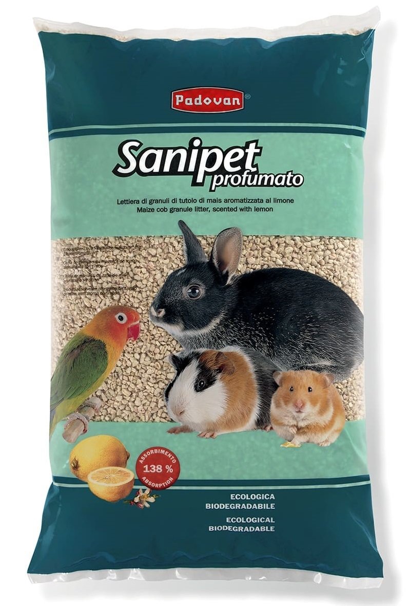 Наполнитель Padovan Sanipet Profumato кукурузные гранулы для грызунов –  купить в Москве, цены | Интернет-магазин Динозаврик