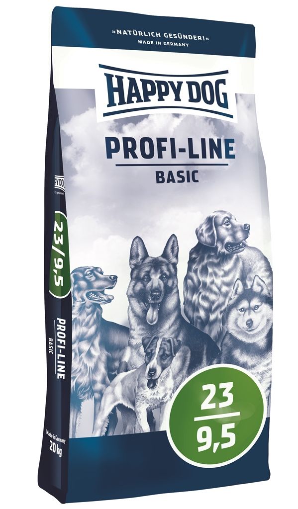 Корм Happy Dog Profi-Line Basic 23/9,5 для взрослых собак всех пород