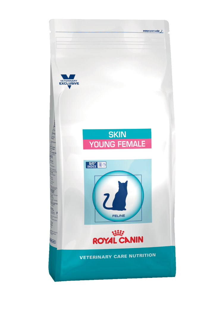 Корм Royal Canin Skin Young Female для стерилизованных кошек до 7 лет с чувствительной кожей