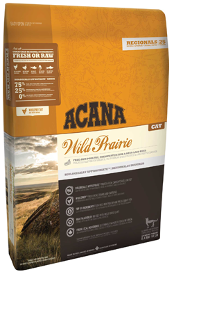 Корм Acana Regionals Wild Prairie For Cat&Kitten беззерновой для котят и кошек с цыпленком