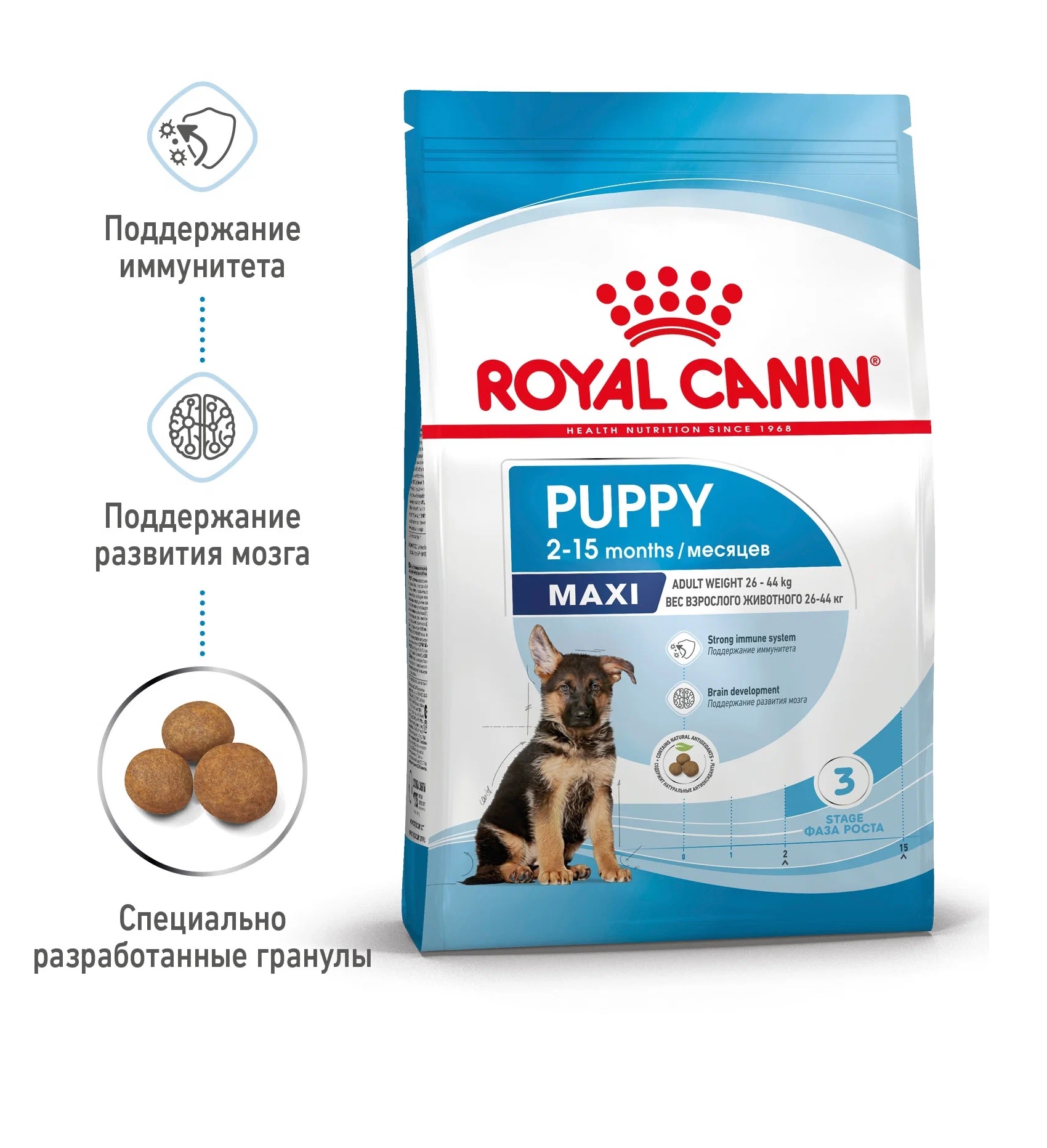 Корм Royal Canin Maxi Puppy для щенков крупных пород