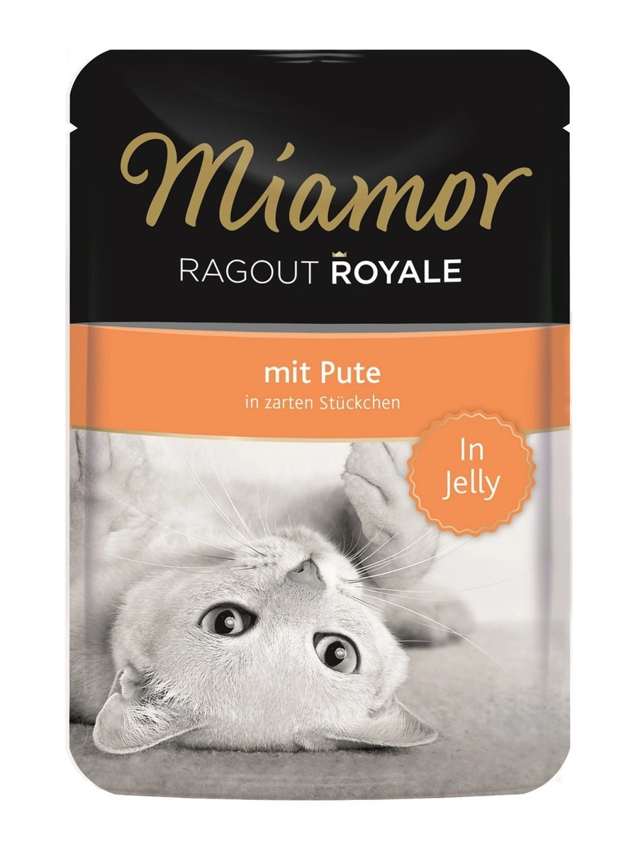 Комплект Miamor Multibox Ragout Royal для кошек с индейкой, лососем и телятиной в желе