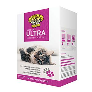 Комкующийся наполнитель Dr. Elsey’s Ultra Scented для кошачьего туалета. Ароматизированный