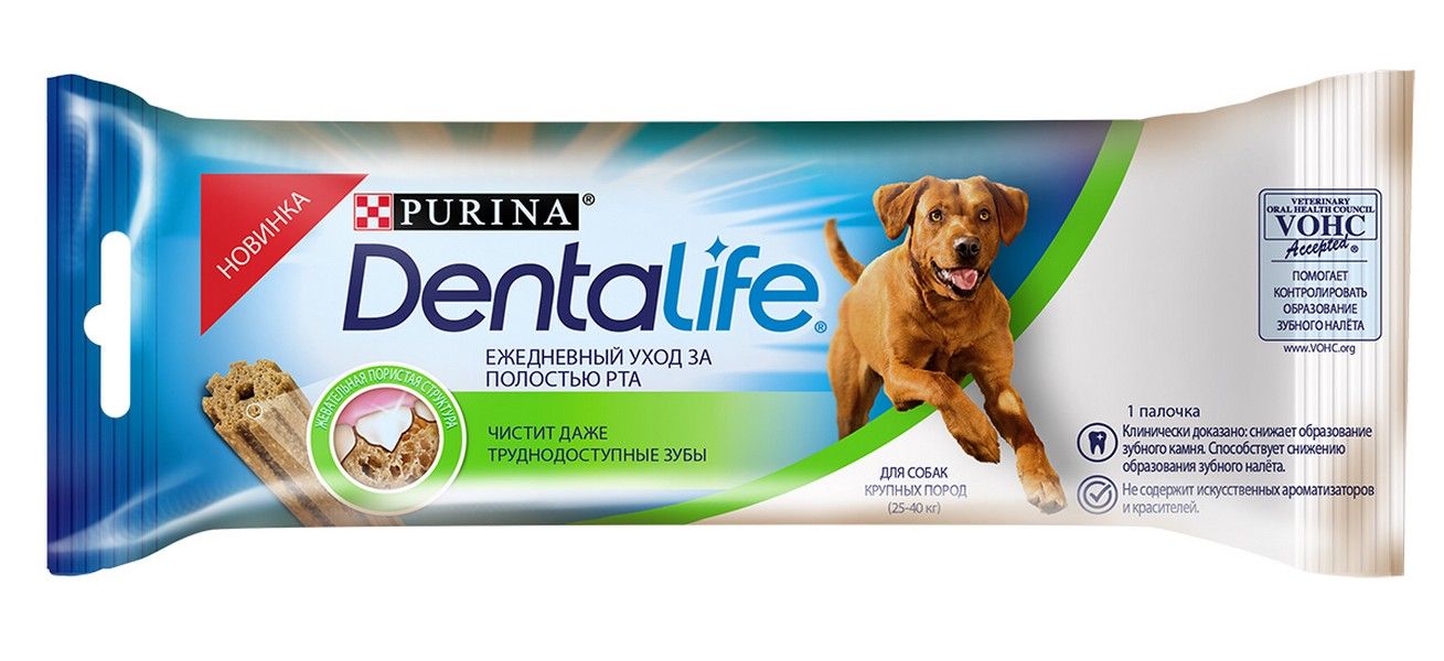 Лакомство Pro Plan Dentalife для собак крупных пород