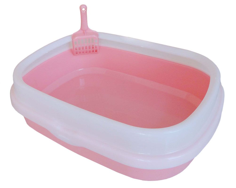 Лоток WC Closet с бортом и совком, для кошек (50,2*36,2*17,5 см)