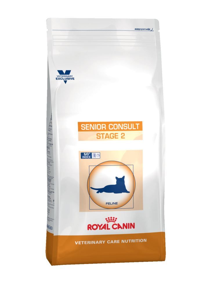 Корм Royal Canin Senior Consult Stage 2 для кошек старше 7 лет при выраженных признаках старения