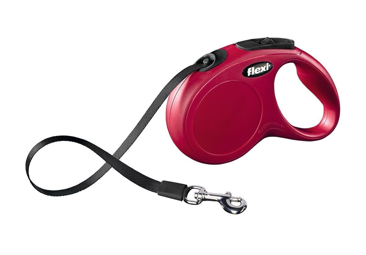Рулетка Flexi New Classic Large Red 5 метров для собак до 50 кг