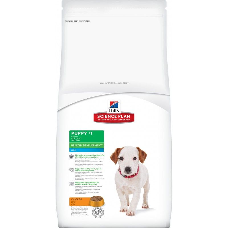 Корм Hill's Science Plan Puppy Healthy Development Mini для щенков миниатюрных пород с курицей