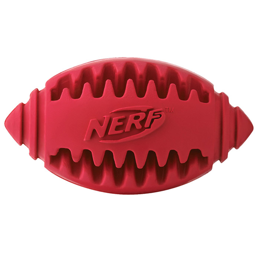 Игрушка для собак NERF. Рифленый мяч для регби (12,5 см)