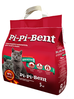 Комкующийся наполнитель Pi-Pi-Bent для котят