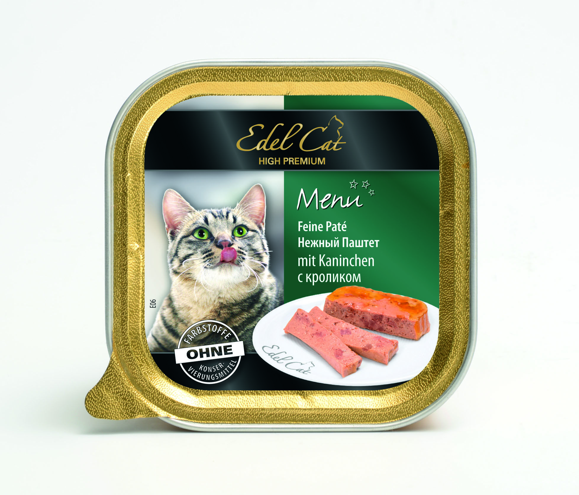 Паштет Edel Cat для кошек с кроликом