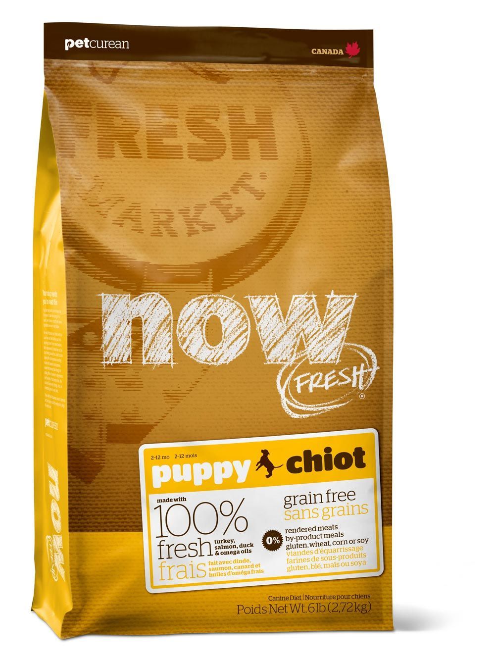 Корм NOW Fresh Puppy беззерновой для щенков с индейкой, уткой и овощами