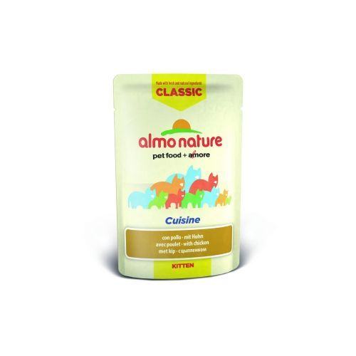 Паучи Almo Nature Classic для котят с курицей