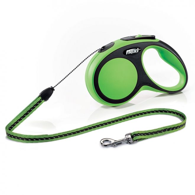 Рулетка-трос Flexi New Comfort M Green 8 метров для собак до 20 кг