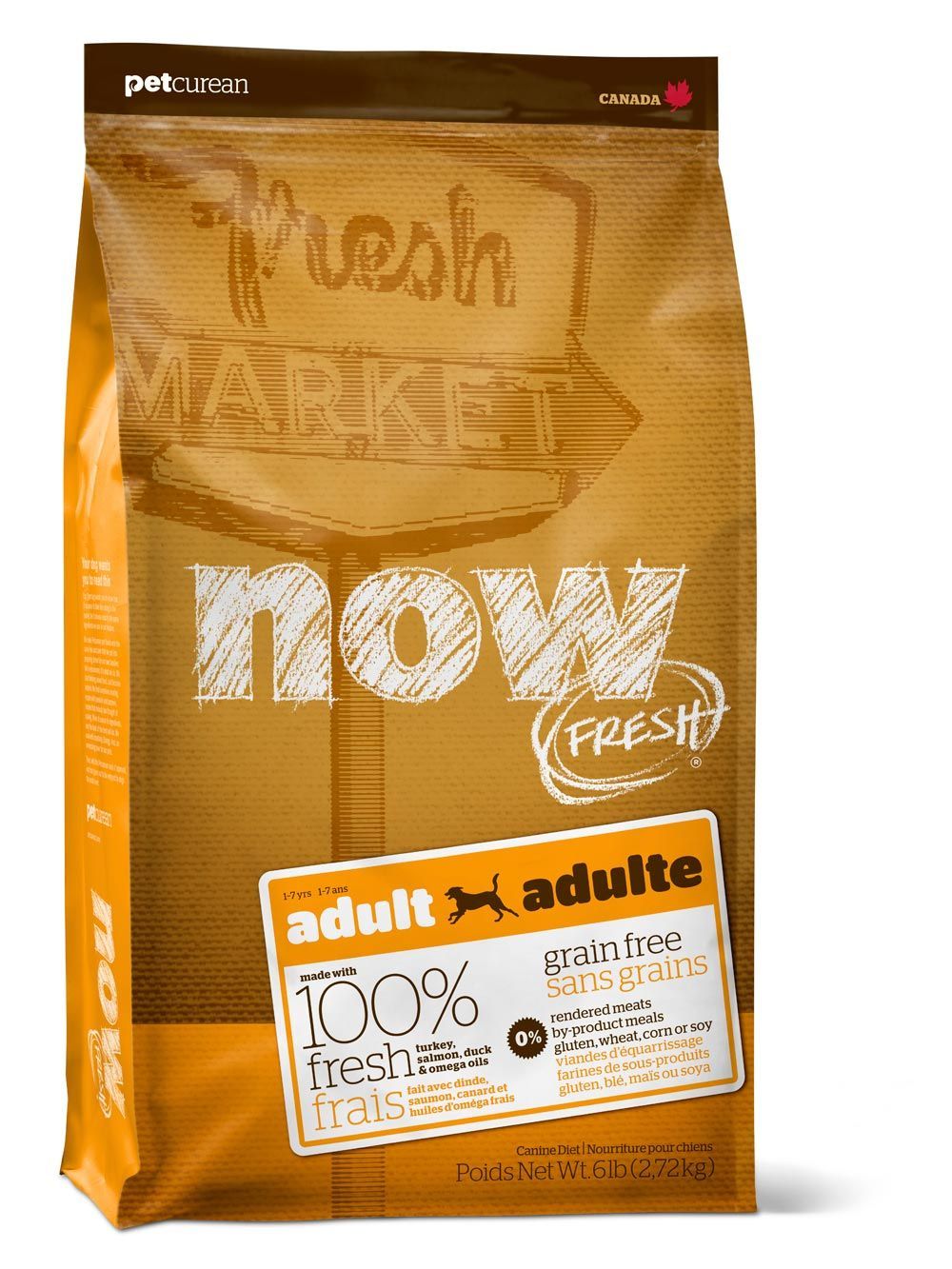 Корм NOW Fresh Adult беззерновой для взрослых собак с индейкой, уткой и овощами