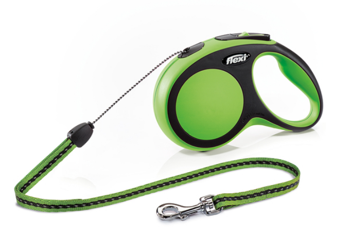 Рулетка-трос Flexi New Comfort S Green 5 метров для собак до 12 кг