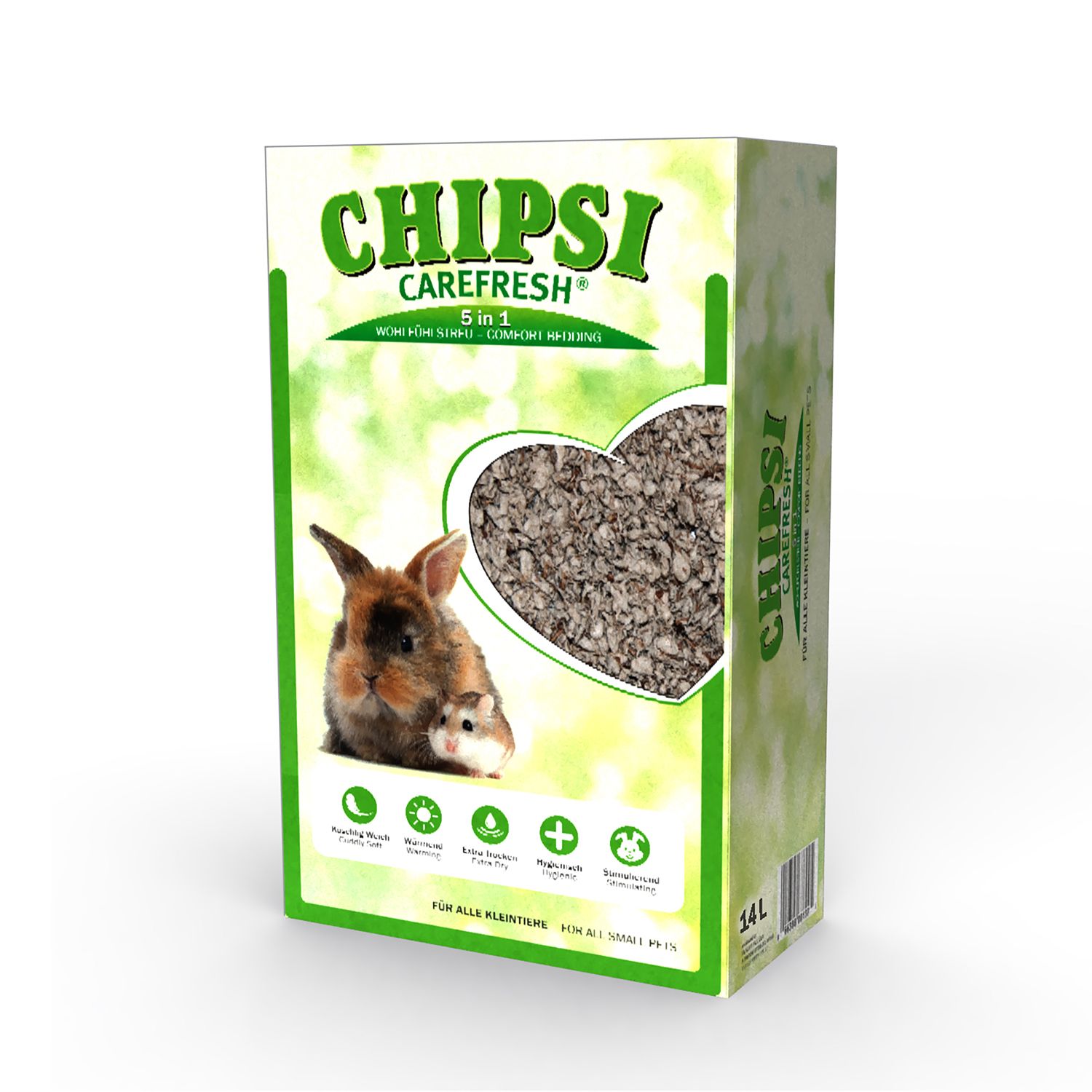 Наполнитель/подстилка Chipsi CareFresh Original оригинальная для птиц и мелких домашних животных