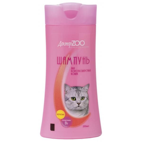 Шампунь Доктор ZОО для короткошерстных кошек
