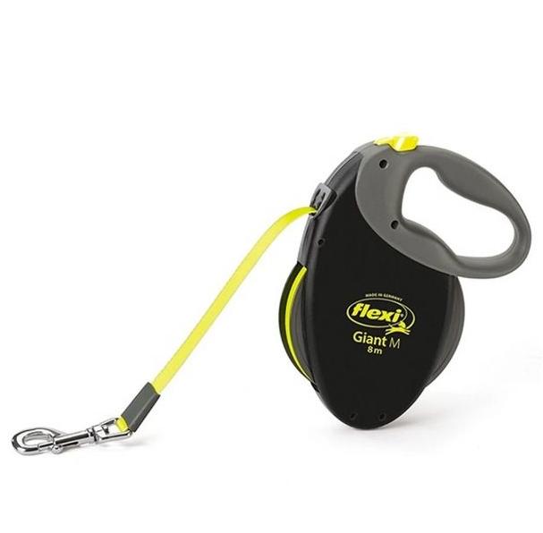 Рулетка Flexi Giant Medium Black 8 метров для собак до 25 кг