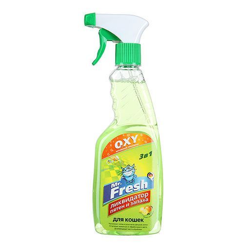 Спрей Mr. Fresh 3в1 ликвидатор пятен и запаха для собак